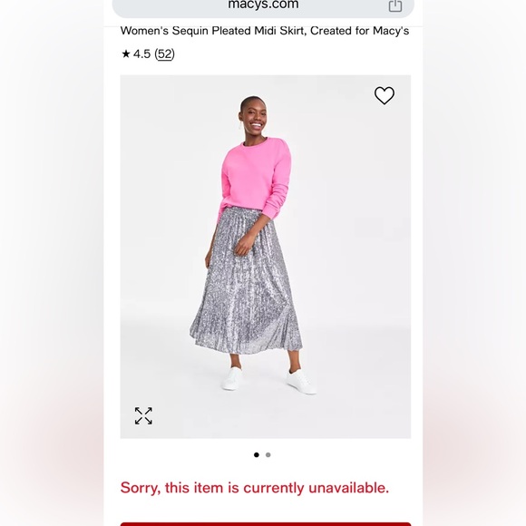 NWT ON-34th sequin midi skirt.  Size 12 - Picture 4 of 5